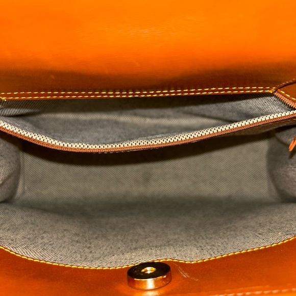 Dooney & Bourke Tan and Brown Leather Tote - Picture 13 of 16